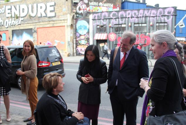 Baroness Grey-Thompson's Mural on the Shoreditch Art Wall